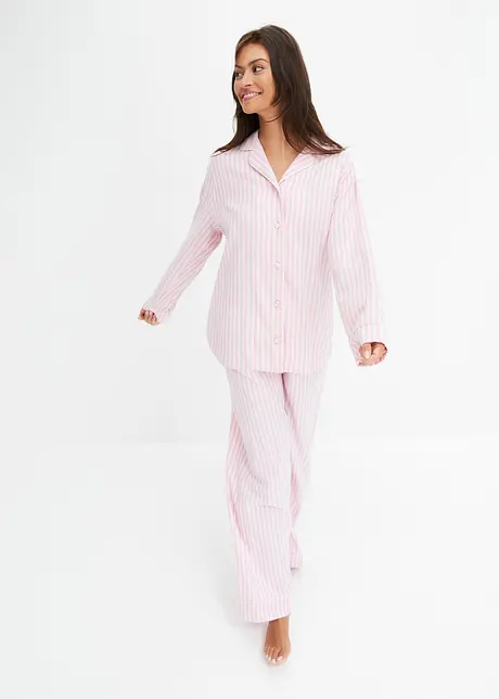 Geweven pyjama van flanel met cadeauzakje (3-dlg. set), bonprix