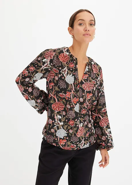 Gedessineerde blouse, bonprix