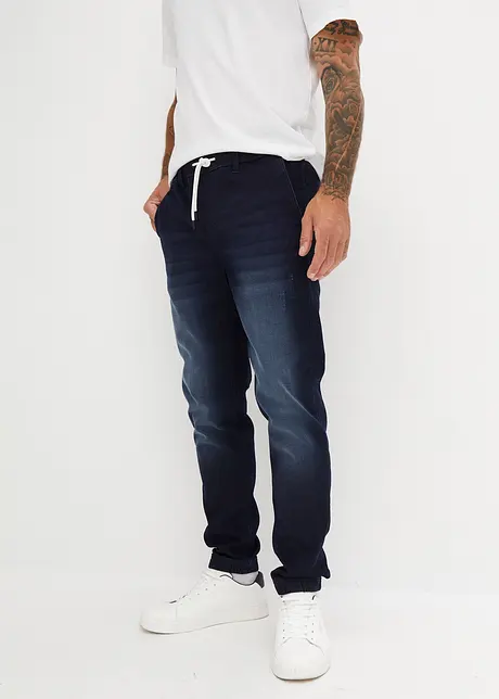 Regular fit instap jogging jeans, straight, bonprix