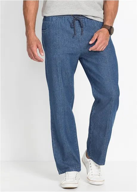 Classic fit instapbroek van licht katoen, straight, bonprix