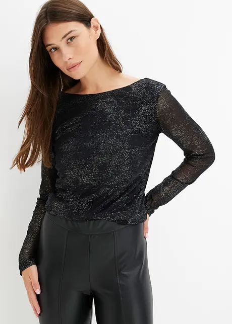 Longsleeve met mesh, bonprix