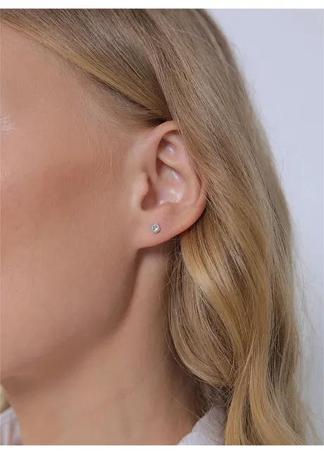 Elli oorstekers van 925 sterling zilver (2 paar), elli