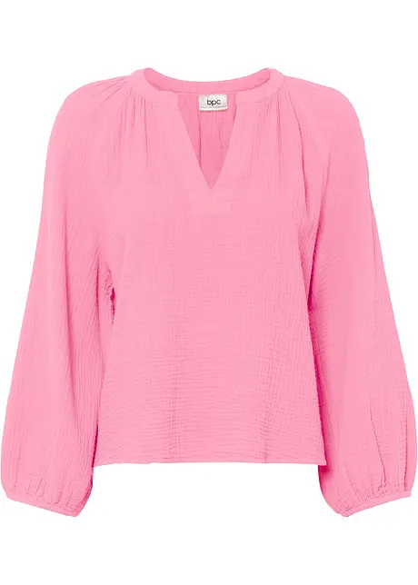 Oversized blouse van mousseline, bonprix