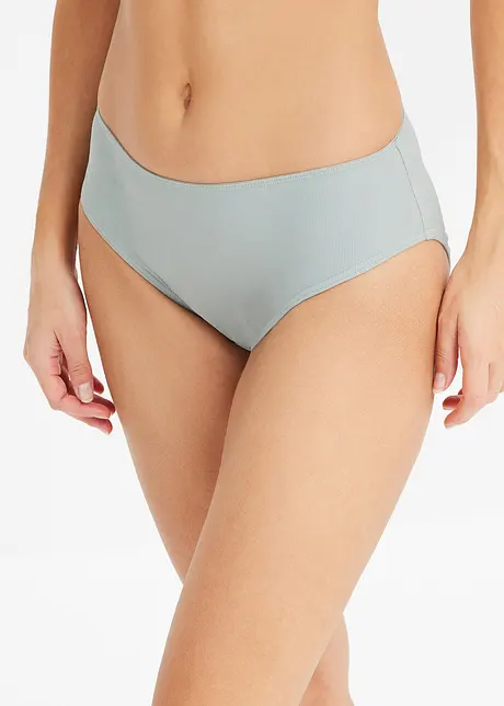 Microvezel maxislip, geribd (set van 4), bonprix