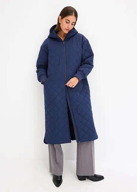 Lange gewatteerde jas, oversized, bonprix