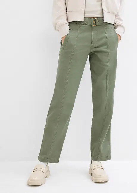 Broek in een katoen-elasthanmix, bonprix