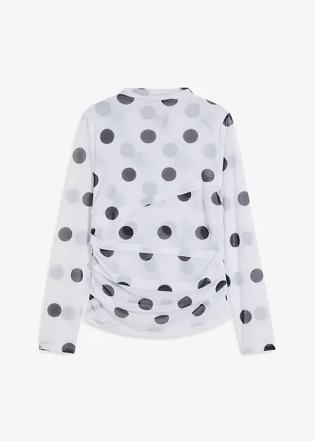 Longsleeve van fijn mesh, bonprix