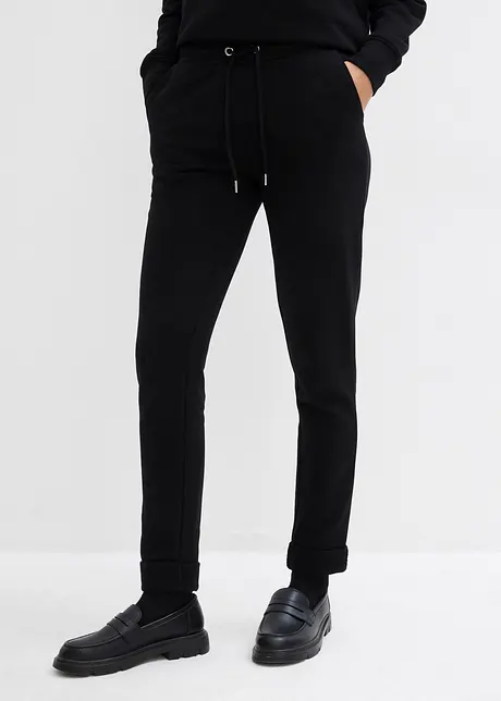 Joggingbroek met Turn-Up, cropped, bonprix