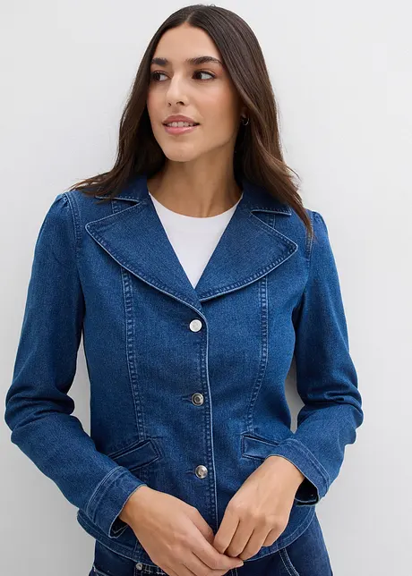 Korte jeansblazer, bonprix