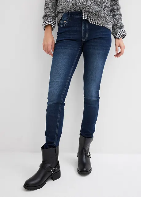 Skinny stretch jeans, high waist, bonprix