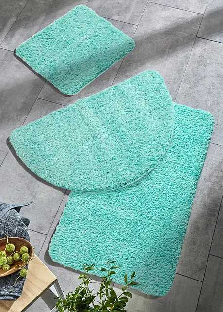 Getufte uni badmat met hoge pool, bonprix