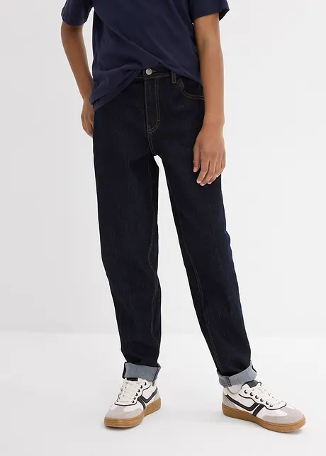 Regular fit stretch jeans, tapered, bonprix