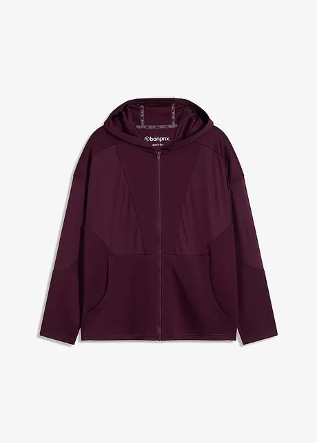 Oversized sportjas met transparant mesh, bonprix
