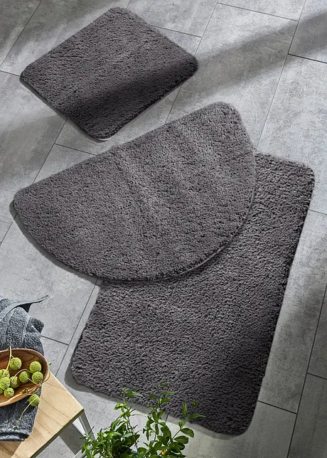 Getufte uni badmat met hoge pool, bonprix