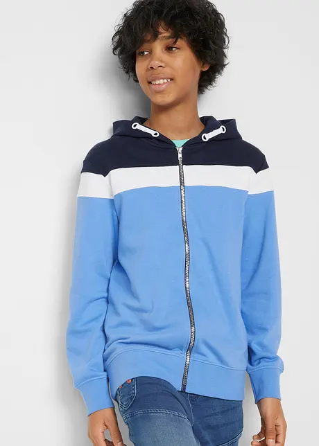 Sweatvest met capuchon, bonprix