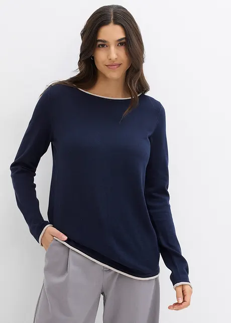 Trui met boothals, bonprix