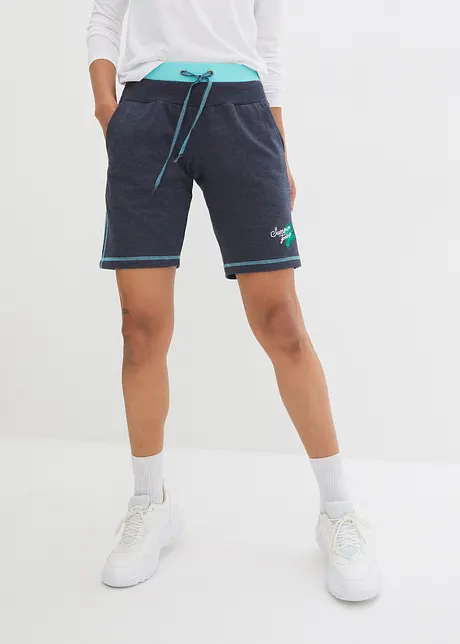 Sweat short in een katoen-wolmix, bonprix