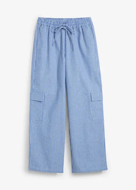 Cargo broek met bequé tailleband, bonprix