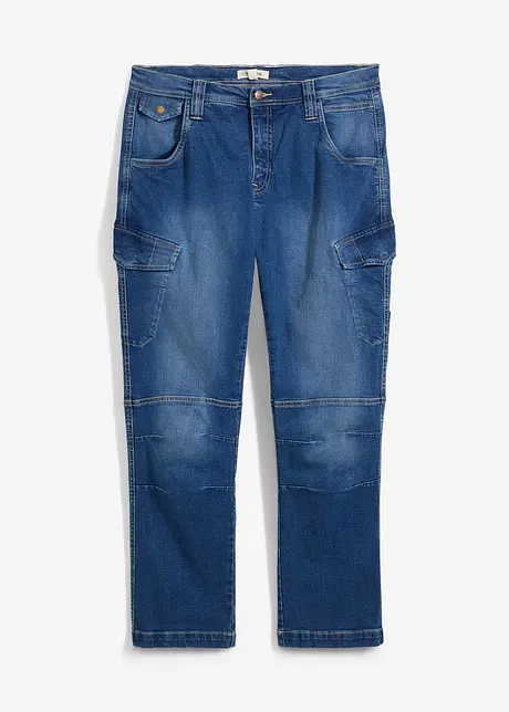 Relaxed fit cargo jeans, straight, bonprix