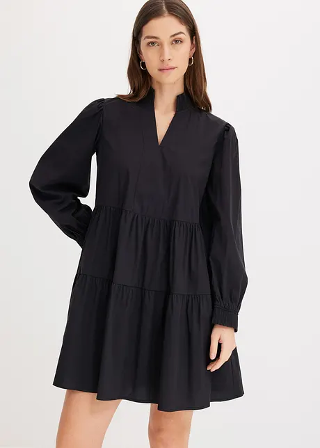 Mini jurk met volants, bonprix