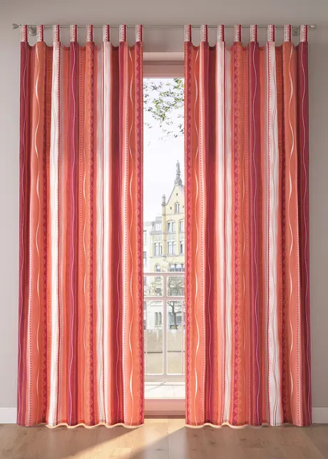 Microvezel gordijn met print (1 stuk), bonprix