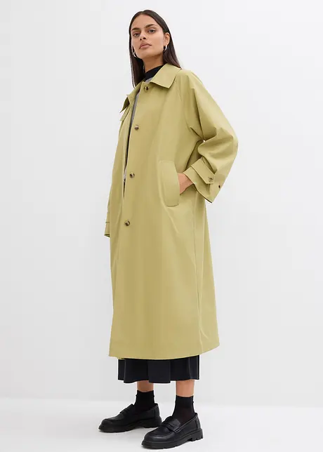 Trenchcoat met kleppen, bonprix