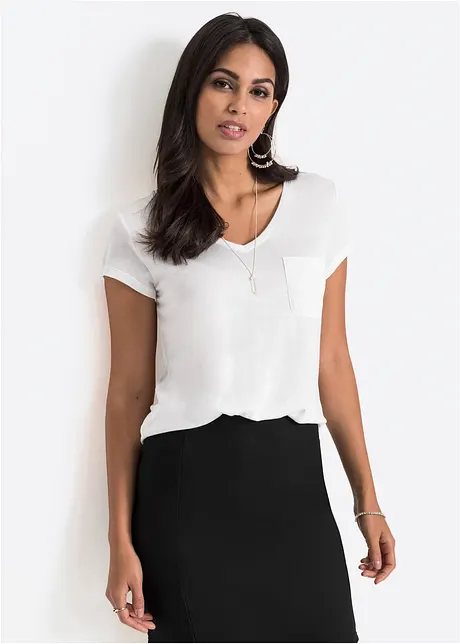 T-shirt van zachte viscose, bonprix
