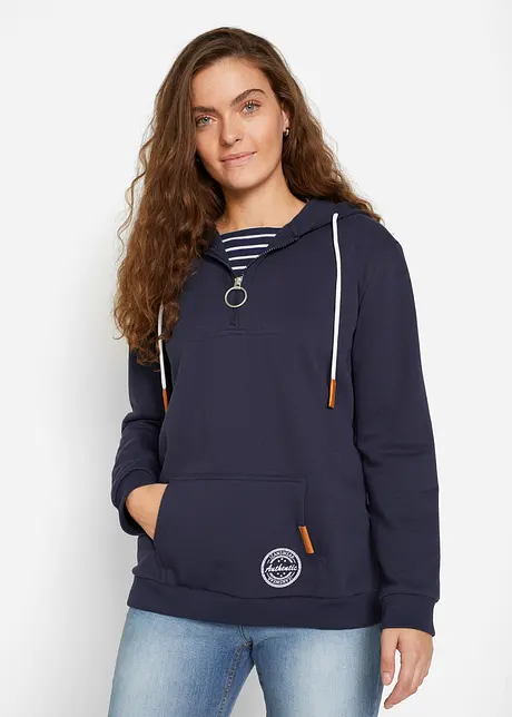 Hoodie in layerlook, bonprix