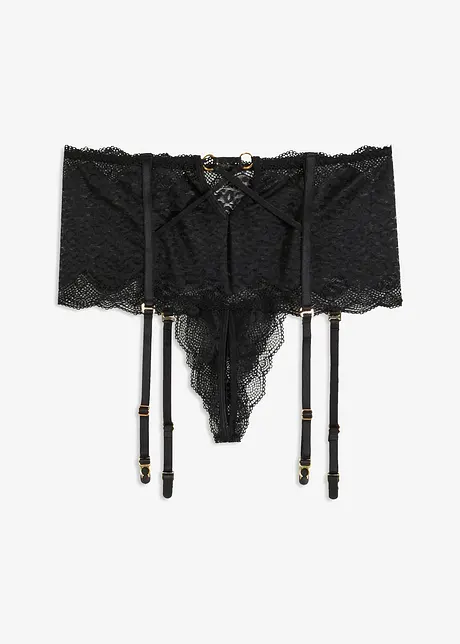 Taillestring ouvert met jarretels, VENUS