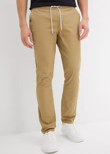 Regular fit stretch instapbroek, straight, bonprix