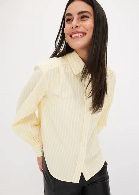 Gestreepte overhemdblouse, bonprix