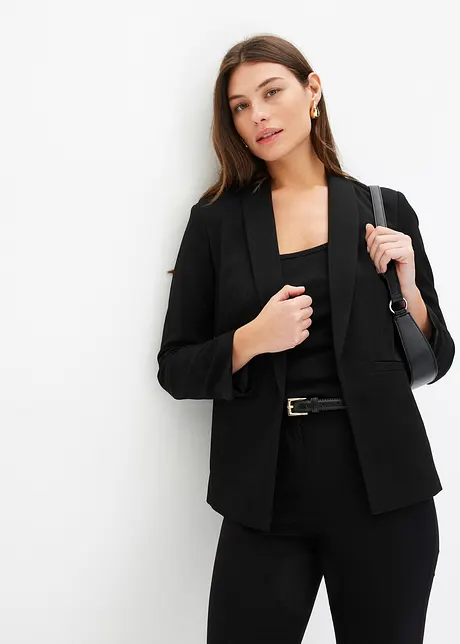 Blazer zonder knopen met 3/4 mouwen, bonprix