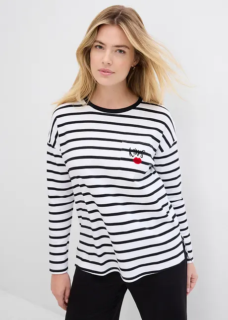 Longsleeve van biologisch katoen, bonprix