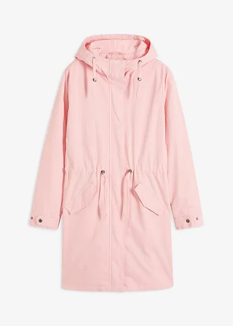 Lange parka met capuchon, bonprix