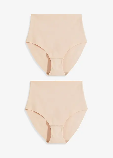 Naadloze slip, licht corrigerend ( set van 2), bonprix