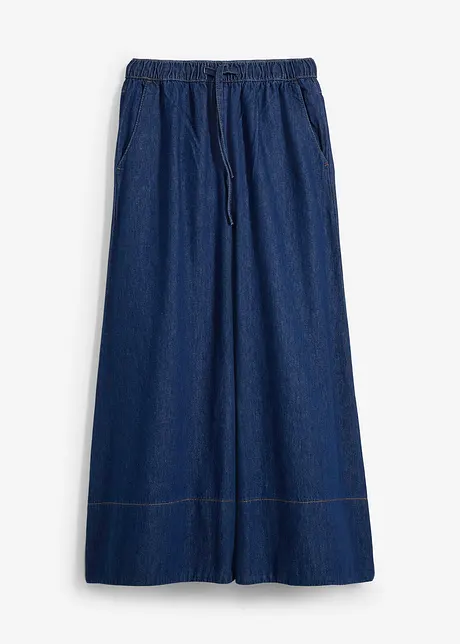 Wide leg jeans, mid waist, comfortabele taillenband, bonprix