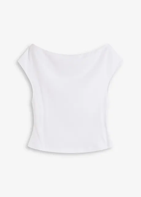 Off-shoulder shirt van puur biologisch katoen, bonprix