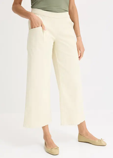 Lichte twill broek, bonprix
