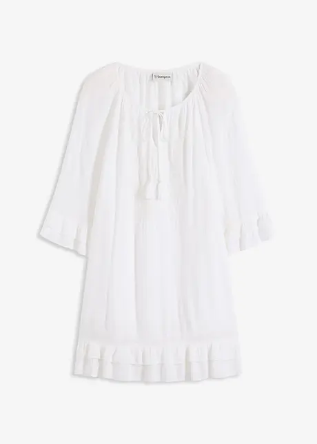 Boho jurk met borduursel, bonprix