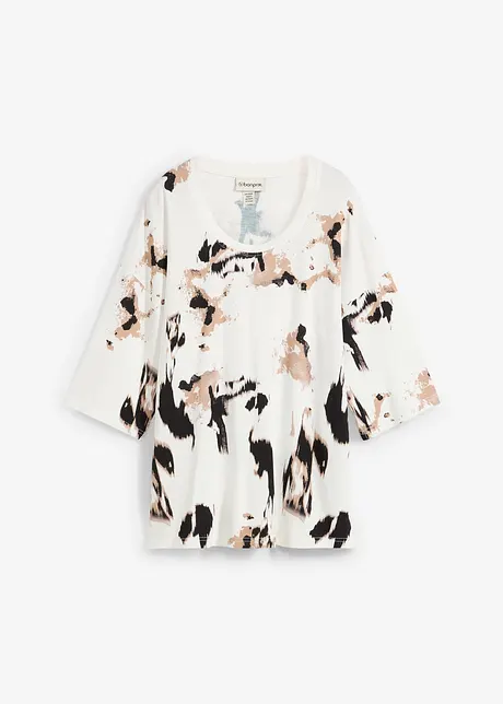 Oversized shirt van fijne viscose, bonprix