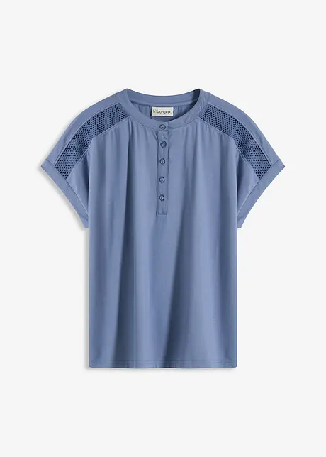 Shirt met kanten inzetstuk, bonprix