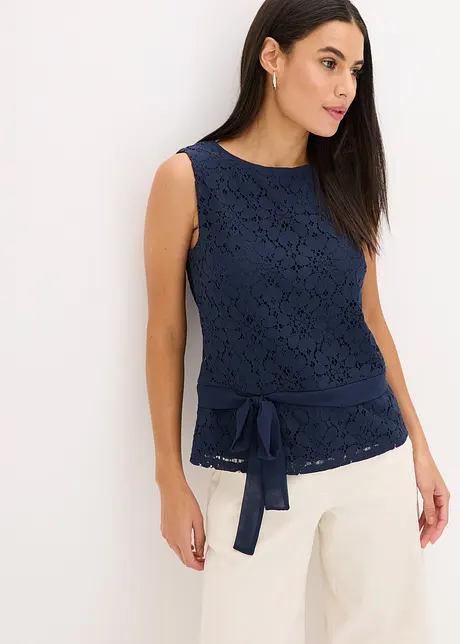 Kanten top, bonprix