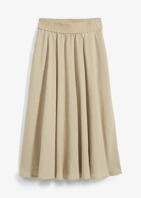 Maxi rok met een comfortabele band, bonprix