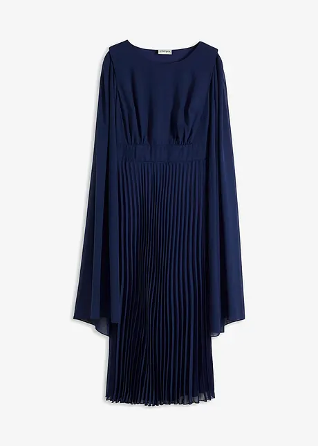 Chiffon jurk met plissérok, bonprix