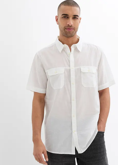 Licht overhemd met korte mouwen, bonprix