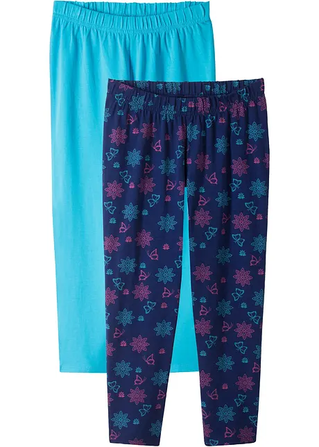 Capri legging (set van 2) met biologisch katoen, bonprix