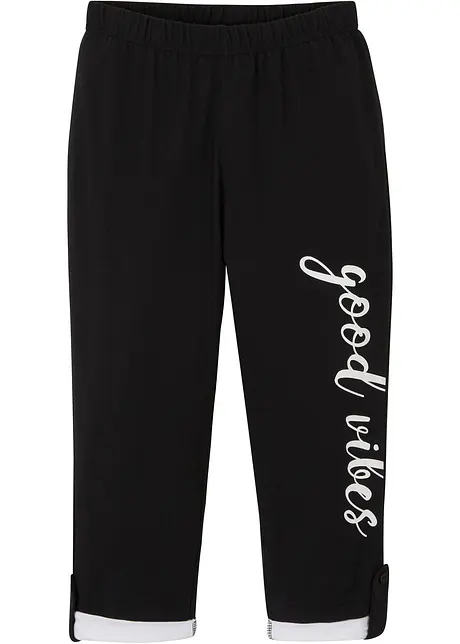 3/4 legging met biologisch katoen, bonprix
