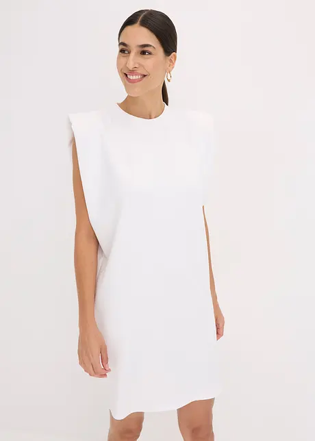 Mini jurk met oversized schouders, bonprix