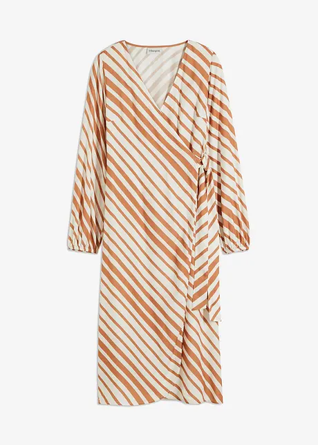 Midi jurk van vloeiende viscose, bonprix
