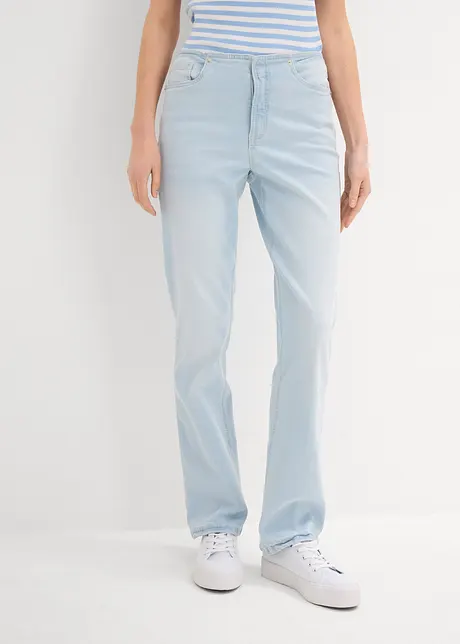 Straight jeans, mid waist, bonprix